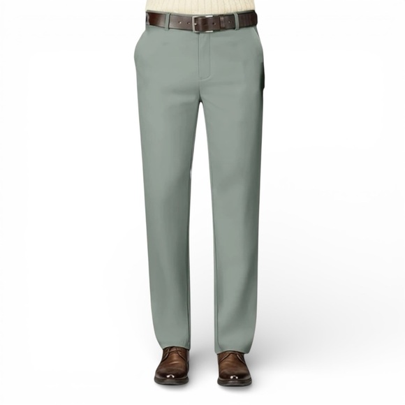 TimelessFlex Men’s High-Stretch Straight Fit Pants – Black | 36x30 | NWT - Picture 2 of 7